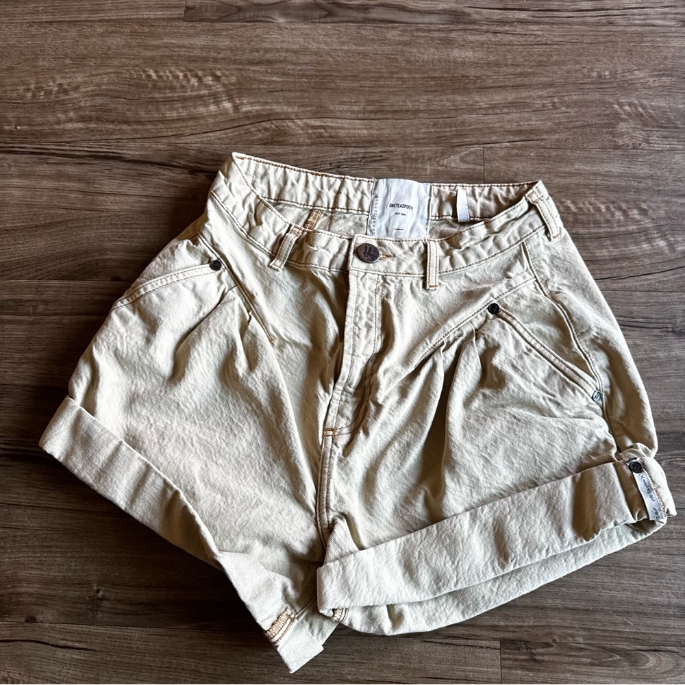 One Teaspoon Stone Streetwalkers High Waist 80s Shorts size 27